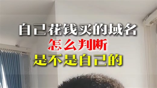 如何判断“自己域名，到底是不是自己的？”#域名whois #深圳网站建设 #广州网站建设 #武汉网站建设 #上海网站建设公司