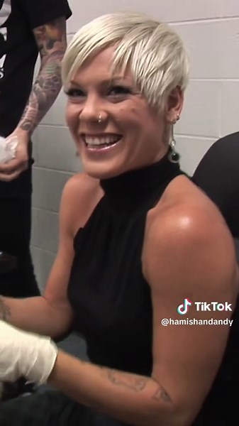 Pink's Nervous Tattoo Experience with Hamish