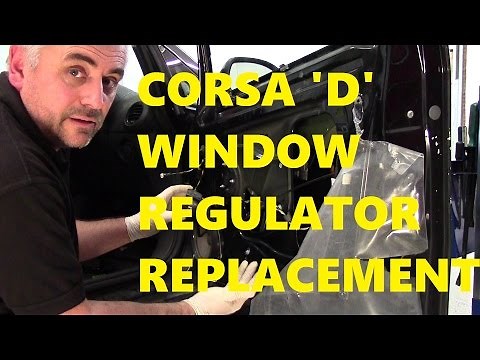 Vauxhall Corsa D Window Regulator Replacement, Opel Corsa