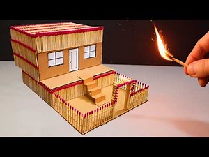 One Spark… and It All Went Up in Flames! Matchstick House