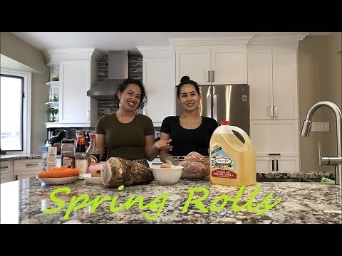 How to Make Deep Fried Spring Rolls | Kin Khao With Us |