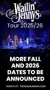 What city is calling your name? This tune is a crowd pleaser and an essential part of our shows. More fall and 2026 dates coming, so stand by! #thewailinjennys #wailinjennys #folkmusician | The Wailin' Jennys