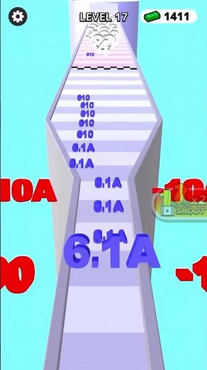 Number Merge Run Game Level 17 #shorts