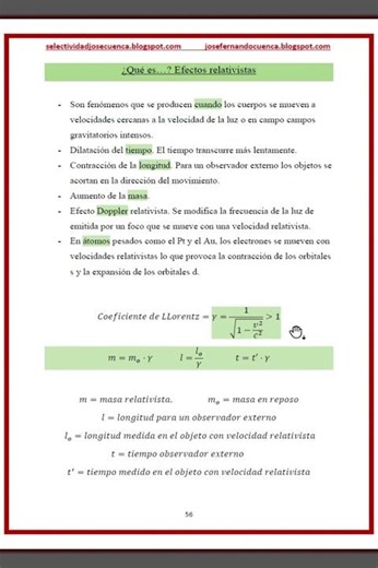 What is…? Relativistic effects. José Cuenca.