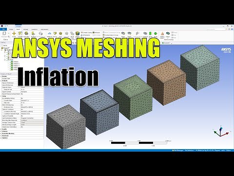 ✅ Ansys Meshing Tutorial 09 - Inflation Mesh