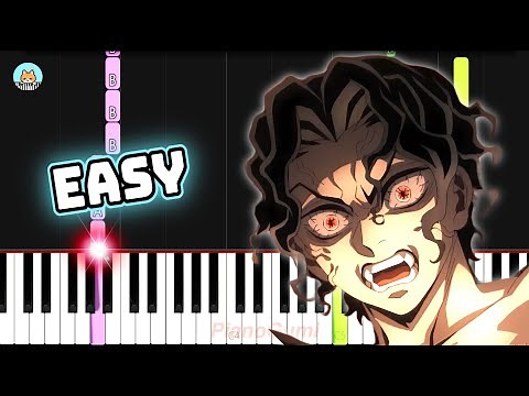 Demon Slayer Season 4 Ep 8 OST - "Into the Infinity Castle" - EASY Piano Tutorial & Sheet Music