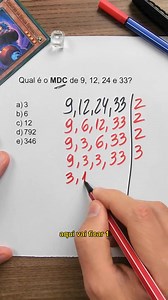 13K views · 454 reactions | Máximo divisor comum! #Matemática #enem #concursos #educação | Profdombrauskas | Facebook