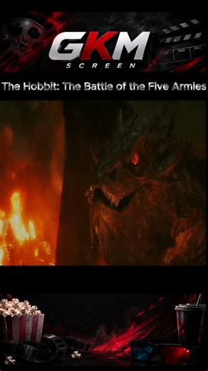 Bard Kills Smaug! 🐉🏹 The Black Arrow Changes Everything | The Hobbit #shorts
