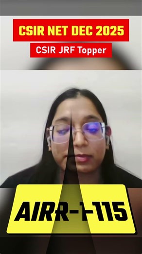 CSIR JRF Topper Aditi R I AIR 115 I CSIR NET DEC 2025 Result I Strategy I IFAS Testimonial