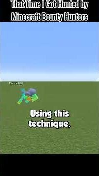 ParrotX2 That Time I Got Hunted by Minecraft Bounty Hunters... #Shorts #fishthesea