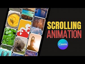 How to Make Scrolling Photos Animation In Canva