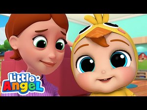 The Little Yellow Chicken Song | Little Angels Kids Cartoons/Songs & Nursery Rhymes