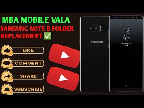 SAMSUNG NOTE 8 FOLDER REPLACEMENT 