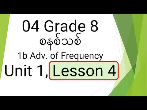 04 Grade 8 Unit 1 Lesson 4