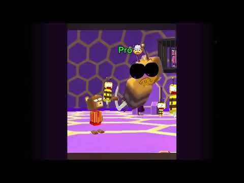 Super bear adventure best kills giant bee noob🤓 vs pro🤯