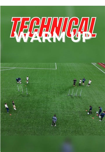 Dynamic Technical Warm-Up Drills for Soccer Training