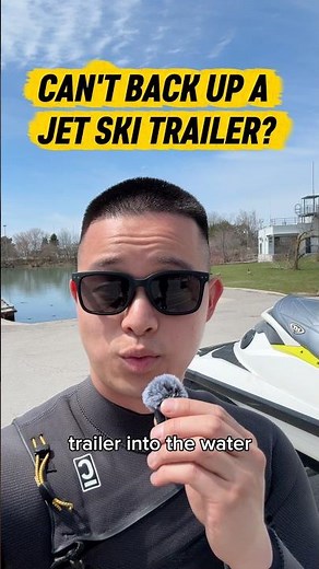 How to back up a jet ski trailer ... EASIEST METHOD!