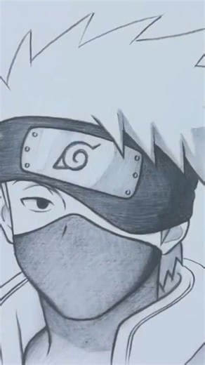 Sketch World on Instagram: "How To Draw Kakashi ✨"