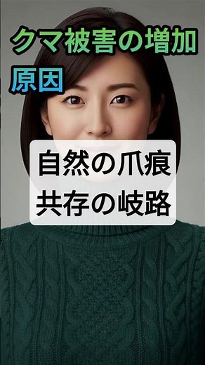 クマ被害の増加原因