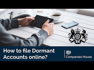 How to file dormant accounts online?