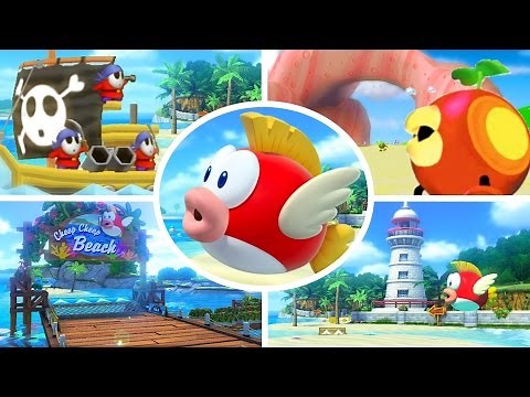 Evolution of Beach Courses in Mario Kart (1992-2017)