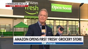 Amazon opens first fresh grocery store with smart carts