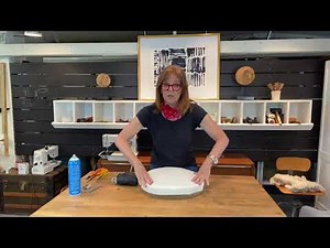 How to Upholster Round Vinyl Bar Stool Tops without Folds or Puckers or Wrinkles