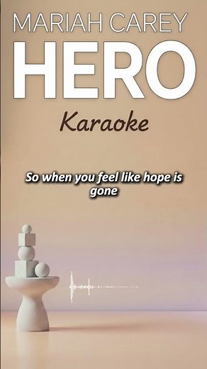 Hero - Mariah Carey | Karaoke
