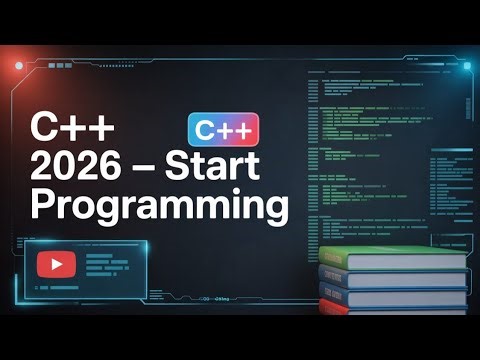 C++ course for beginners in 2026 | Introduction to C++ 2026.