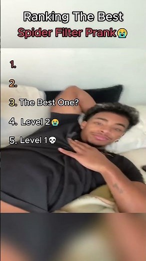 Ranking The Best Spider Filter Prank😭