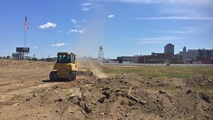 Construction begins at former Tiger Stadium site