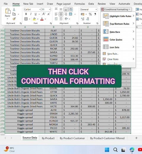 Highlight Every Row in Excel Instantly 😲 | Highlight Alternate Rows in Excel ⚡| Excel Trick: