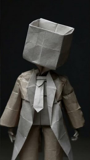 Head Empty #origami #papercraft