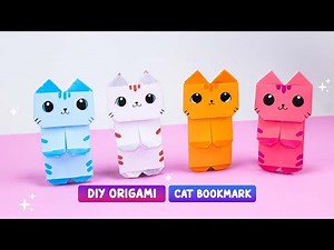 Origami Cat Bookmark | How to make paper cat | Paper Craft
