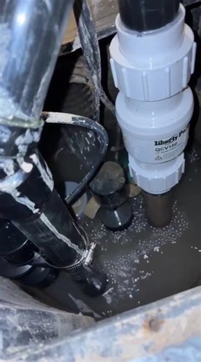 Sump Pump Bubbling and Gurgling — Is the Check Valve Bad?