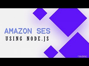 How to Send an Email with Amazon SES using Node JS