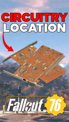 The BEST Place To Get CIRCUITRY In FALLOUT 76