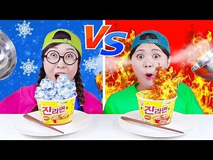 Hot vs Cold Challenge Donna