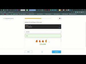 7 AI generated practice | Introduction to Python | Sololearn