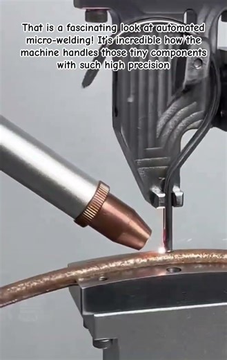 The Precision of Automation: Micro-Welding in Action #Welding #Automation #Robotics