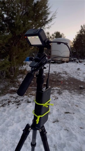 Night-lapse New Mexico - 1. Will it go great? 2. Will it freeze? 3. Will Wolves run off with GoPro?