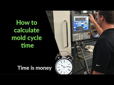 How to calculate injection molding cycle times.