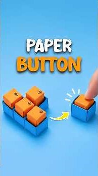 Paper Buttons ⌨️✨ | DIY Mini Keyboard Buttons | Easy Cute Craft #Shorts