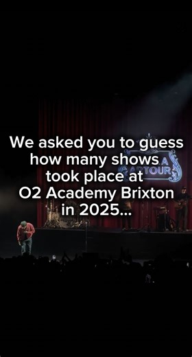 O2 Academy Brixton on Instagram: "For a chance to win a bumper Xmas Stocking courtesy of @ticketmasteruk, we asked gig lovers at #O2AcademyBrixton to guess how many shows the venue had hosted in 2025... 🤔🎶 Featuring goodies including a £150 Ticketmaster Gift Card, Loop Earplugs, Disco Baubles Baseball Cap and so much more, do you think anyone guessed correctly? Comment the number of shows you would have said and tell us your favourite #O2AcademyBrixton gig you've been to this year 👇"