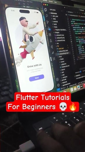 🔥 Flutter Tutorial for Beginners (2025) | Build a Complete App Using Flutter #shorts #flutter