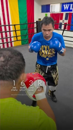 Manny Pacquiao Still Looks SHARP at 46 😳 | Pad Work + Heavy Bag Highlights