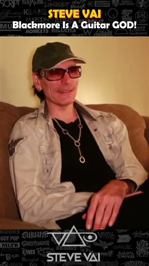 STEVE VAI: Blackmore Is A Guitar GOD! #stevevai #guitarist #rock #ibanez