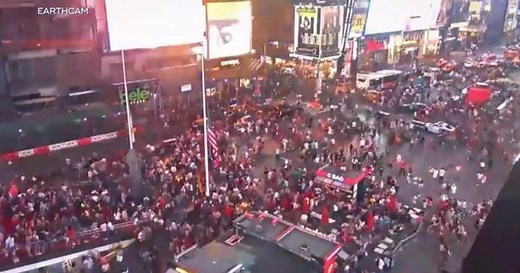 Motorcycle backfire mistaken for gunshots sparks fear in Times Square