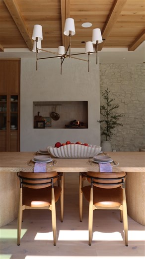 Arhaus on Instagram: "A dining space that balances sophistication with ease, brought to life by @christinebarraco— crafted with timeless pieces for moments worth savoring."