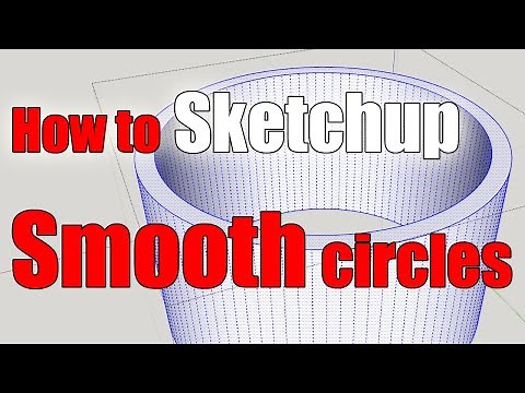 Drawing smooth circles using Sketchup for GCSE Design and Technology